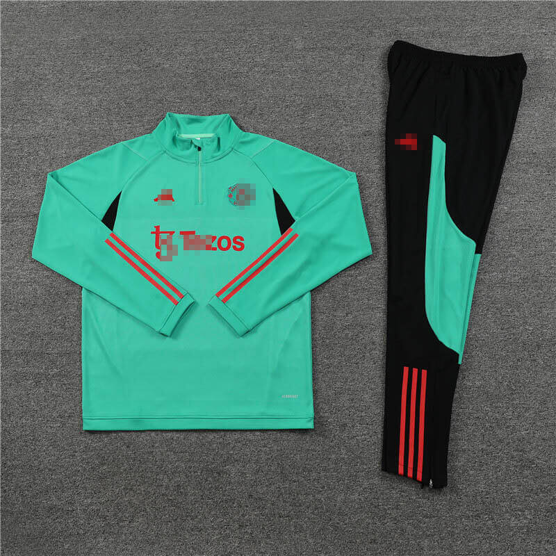 Sudadera Entrenamiento Manchester United 2023/2024 Niño Kit Verde